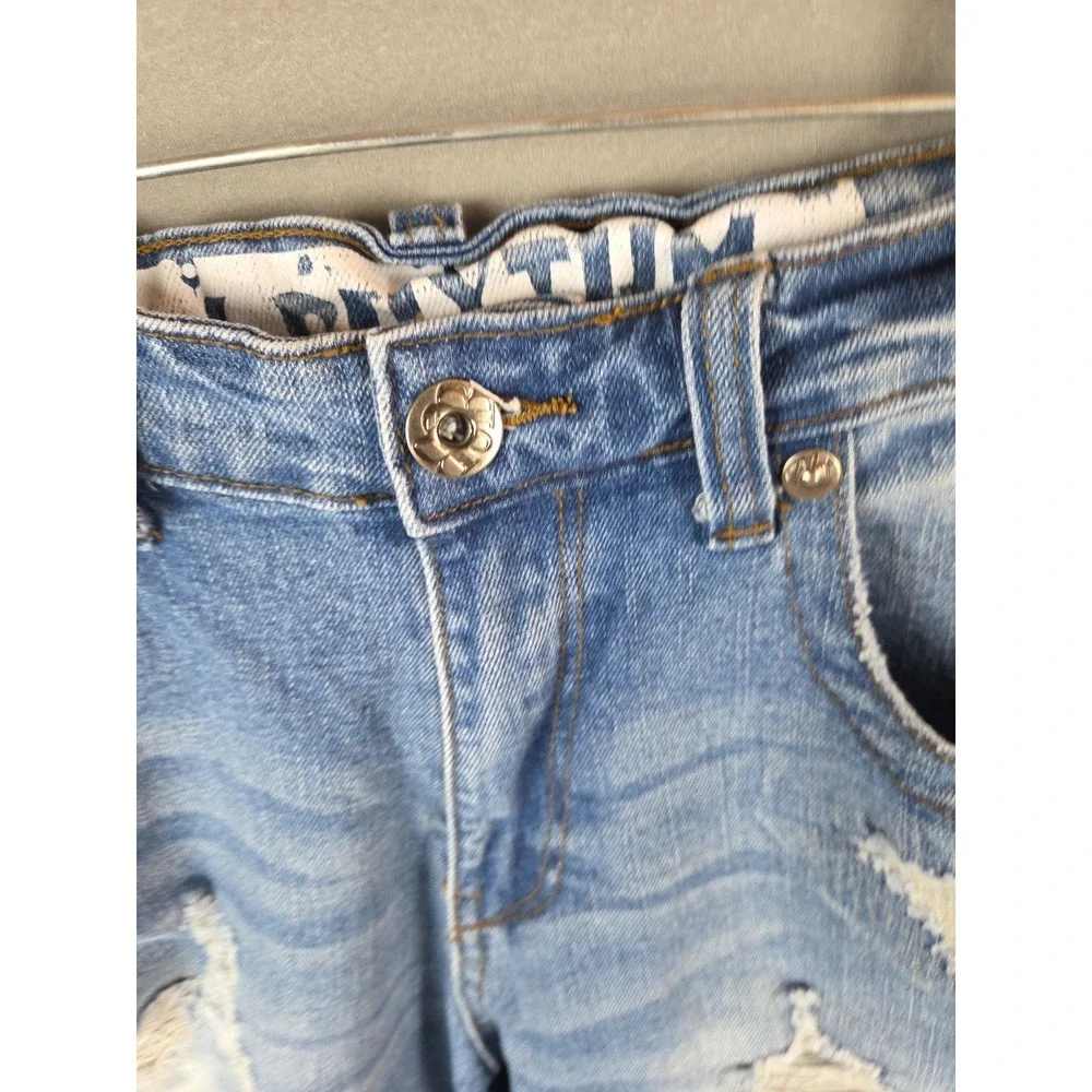 Beat & Rhythm Men's Premium Denim Jean Shorts Distressed‎ Blue Sz 32 Jorts